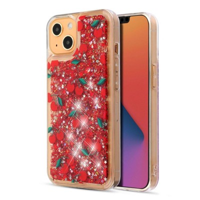 Compatible with iPhone 11 Case, Clear Glitter Hybrid Protective