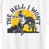 Women's - Instant Message - The Hell I Won't Cowgirl Short Sleeve Graphic T-Shirt - 2 of 4