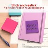 Staples Stickies Pop-Up Notes Assorted Bold Colors 3" x 3" 6 Pads/PK 565444 - 4 of 4