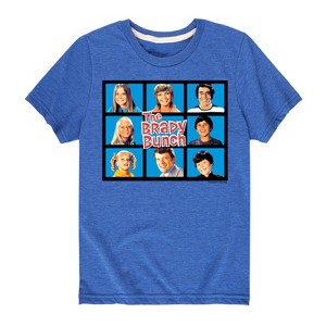 Boys' - The Brady Bunch - Classic Hollywood Squares Short Sleeve Graphic T-Shirt - 1 of 4