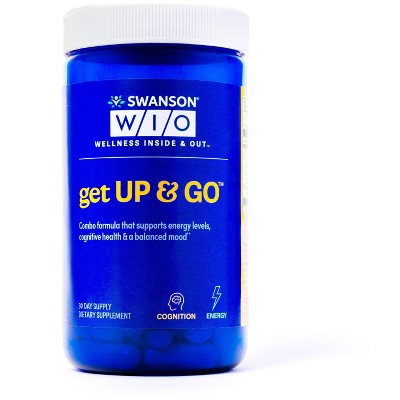 Swanson W/I/O get UP & GO - 60 veggie caps.