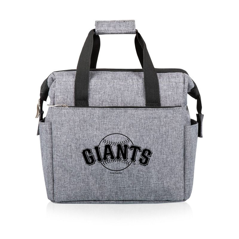 MLB San Francisco Giants On The Go Soft Lunch Bag Cooler - Heathered Gray, 1 of 6
