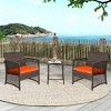 WestinTrends  3-Piece Outdoor Patio Conversation Set - 2 of 4