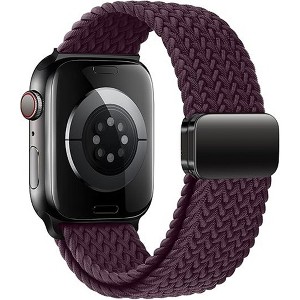 HTUTWOO Braided Bands With Magnetic Clasp Compatible with Apple Watch Band 38mm 40mm 41mm 42mm 44mm 45mm 46mm 49mm, for Women Men - 1 of 4