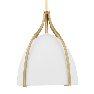 Hunter Fans 12" Arcelia Ceiling Light Pendant Alturas Gold Finish - Modern Elegance for Indoor Spaces - 1 of 4