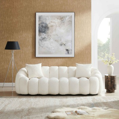 MINIMORE Modern Style 94.9" W Winnie 3Sater Sofa