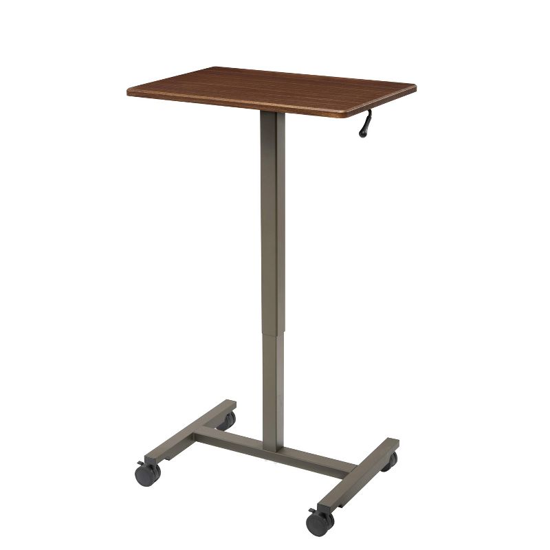 24.4" Airlift Spring Height Adjustable Sit-Stand Mobile Laptop Computer Desk Cart - Seville Classics, 1 of 11
