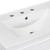 NicBex 30'' Bathroom Storage Cabinet with Sink, Bathroom Vanity, 1 Spacious Cabinet Door and 2 Drawers for Bathroom, White - 4 of 4