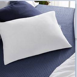 2 in 1 Reversible Gel Foam and Fiber Pillow - White