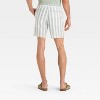 Men's 7" Linen Pull-On Shorts - Goodfellow & Co™ Green - 2 of 3