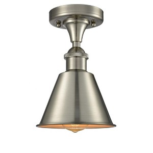 Smithfield - 1 Light Semi-Flush Mount In Industrial Style-9.5 Inches Tall and 7 Inches Wide - 1 of 1