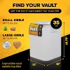 Pet Food Storage Containers - Sealed Dog and Cat Food Storage Container, Fits up to 35lbs, Made in the USA - [12"L x 16.75"H] - 2 of 4