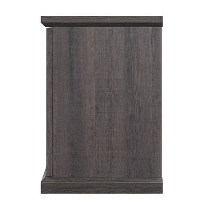 Franklin 60" Dark Brown Wood TV Stand with Cabinets