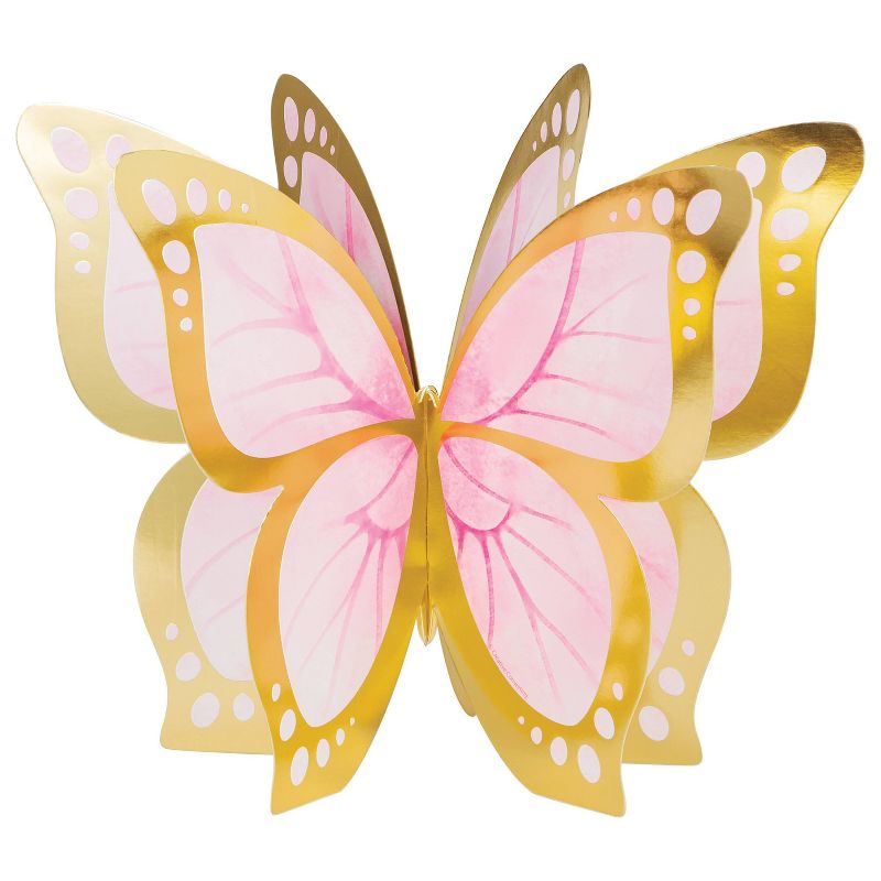 9ct Golden Butterfly Party Centerpieces, 2 of 6