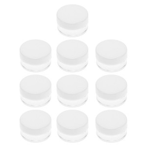 Unique Bargains Portable Travel Cosmetic Jar 10pcs - 1 of 4