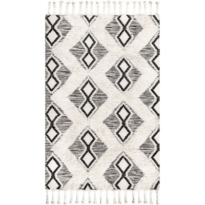 Nuloom Yara Shaggy Helix Diamonds Indoor Area Rug