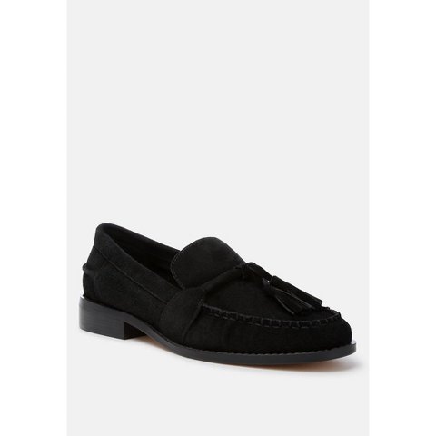 Женские туфли Rag & Co Womens Rhone Tassels Detail Suede Loafers 10