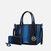 MKF Collection Aphelia Halloween Croc-Embossed Everyday Tote Women's Handbag by Mia K - 2 of 4