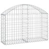 vidaXL Garden Raised Bed Powder-coated Steel 126.8"x39.4"x14.2" Gray - 2 of 4
