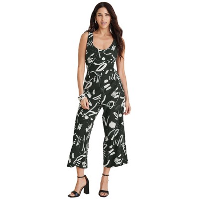 VENUS Womens Linen Jumpsuit