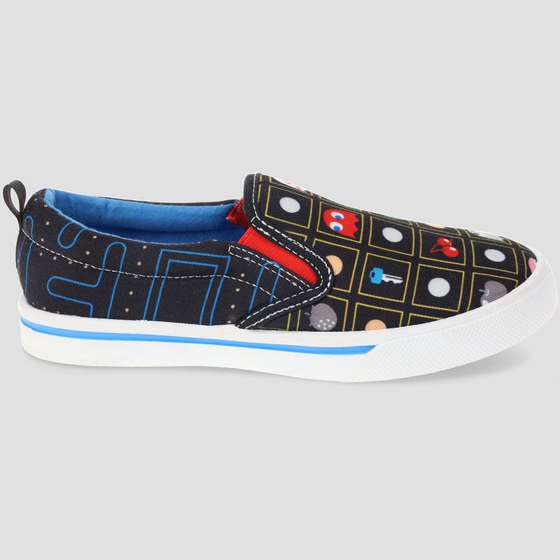 PAC-MAN Boy's Slip-On Canvas Sneakers with Graphic Print, 4 of 7