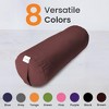 Sol Living Yoga Bolster Pillow with Removable Cover Rectangle - 4 of 4