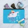 Frosty The Snowman Snow Days Makeup Cosmetic Bag Organizer Pouch - 2 of 4
