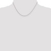 Black Bow Jewelry 1.4mm Sterling Silver Solid Rolo Chain Necklace - 3 of 4