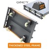 Acekool Heavy Duty Platform Truck Cart with 2000 lbs Capacity, Steel Flatbed Dolly with 4 Swivel Casters and Removable Handrails - 4 of 4
