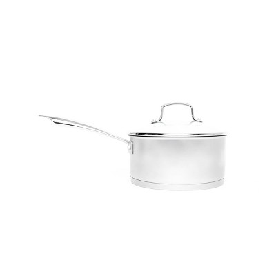 Cuisinart 3 Quart Stainless Steel Saucepan with Glass Lid
