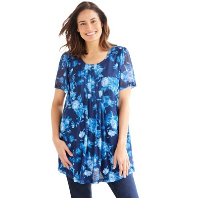 Woman Within Miracle Mesh Overlay Tunic
