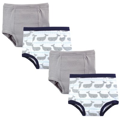 Hudson Baby Infant And Toddler Boy Cotton Training Pants, Blue Whales, 12-18  Months : Target