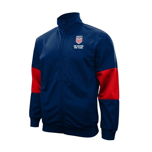 United States Soccer Federation Touchline Track Jacket - Navy Blue L ...