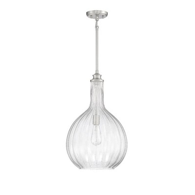 Savoy House Brandon 1 - Light Pendant in  Satin Nickel