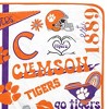 NCAA Clemson Tigers Native Fan Royal Plush Blanket - 3 of 3