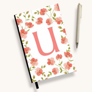 Personalization Mall Flowery Initial Personalized Journal - 1 of 1