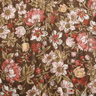 Laura Ashley King Marta Quilt Set Brown — фото 4
