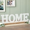 Bright Creations 26 Pieces Big Wooden Letters for Craft Projects, 6-Inch Wood Alphabet ABCs for Wall Decorations, 1/4-Inch Thick, White - 2 of 4