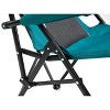 DOMETOUR High Back Heavy Duty Lawn Chair Support 250LBS, Portable Collapsible Chair with Cup Holder -Blue - 4 of 4