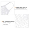 Unique Bargains Cotton Mesh Reusable Washable Grocery Bags 1 Pcs 15x13.8" - 4 of 4
