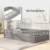 Twin Size Floor Bed with Super High Security Barrier - 4 of 4