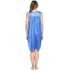 Casual Nights Women's Tricot Sheer Lace Sleeveless Nightgown - 3 of 4