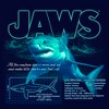 Boy's Jaws Shark Blueprint T-Shirt - 2 of 4