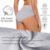 TIME HOLLOW Gray High Waisted Cotton Underwear - 2 of 3