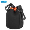 Unique Bargains Neoprene Waterproof Shockproof Wear-resistant Lens Pouch Black&Orange 1 Pc - 3 of 3