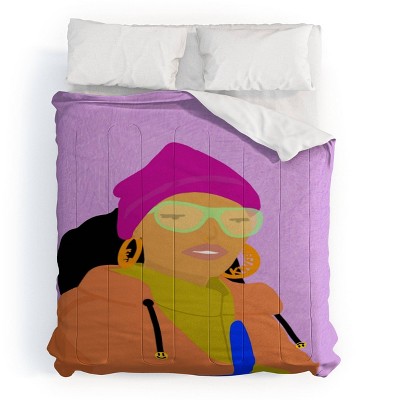 Deny Designs EELISE_NDRI K Thanks Comforter Set Various Colors