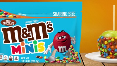 M&M's Minis Milk Chocolate Christmas Candy, Sharing Size - 10.1