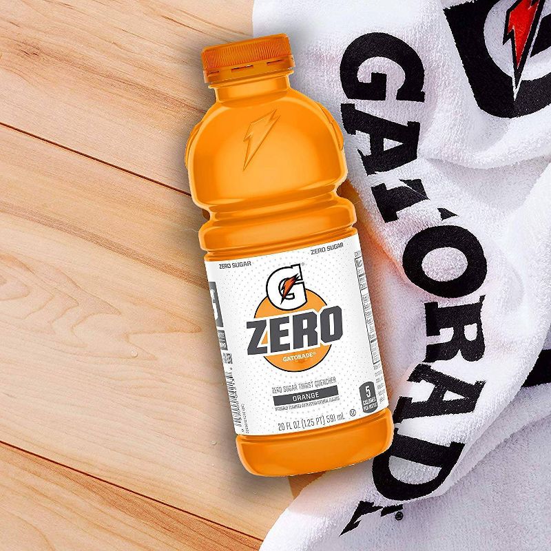 Gatorade G Zero Orange Sports Drink - 8pk/20 fl oz Bottles, 4 of 6