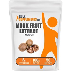 BulkSupplements Luo Han Guo (Monk Fruit Extract) Powder - 1 of 4