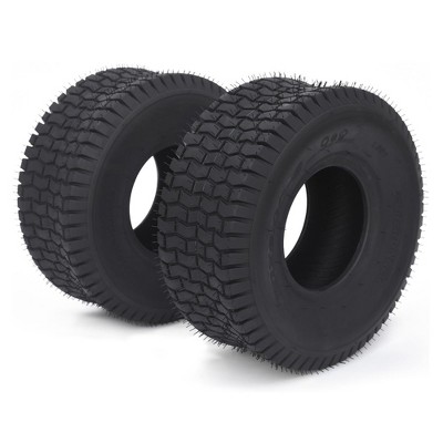 2PCS 13x5.00-6 Lawn & Garden Mower Tires, 13x5x6 4PR Tractor Turf Tire,  Tubeless, 3mm Tread Depth, 440 LBS Loading Capacity